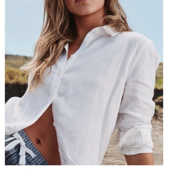 Quince 100% European Linen Long Sleeve Shirt - Picture 2 of 6